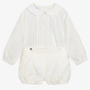 Artesanía Granlei White and Cream Buster Suit